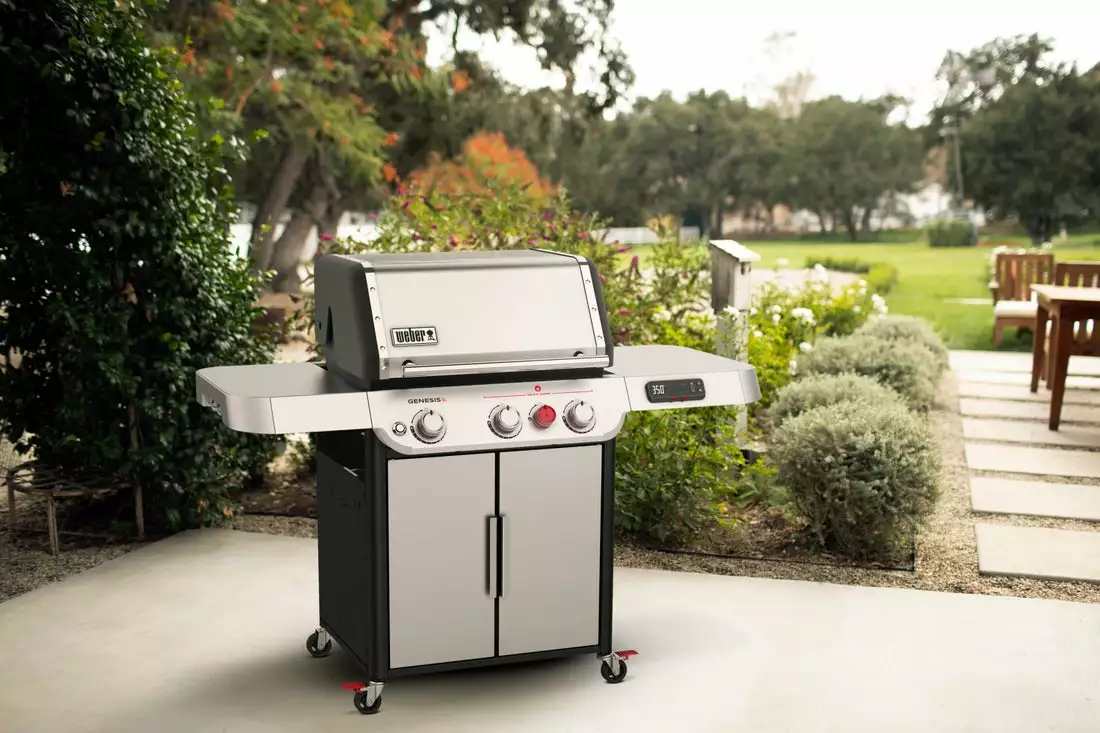 Weber Genesis SX-325s Smart Gasolgrill - Stainless Steel 4 Weber Genesis SX-325s Smart Gasolgrill - Stainless Steel - Bild 2